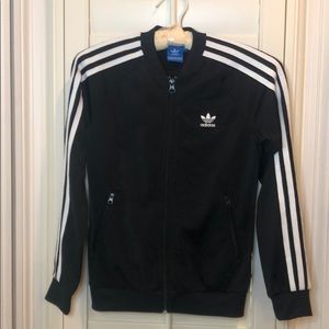 Girls Adidas black jacket